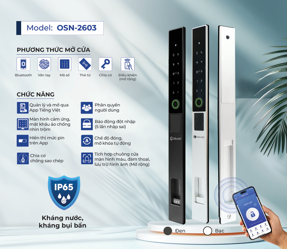 khóa điện tử , khóa vân tay, khóa cửa thông minh