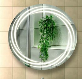 gương led hình tròn