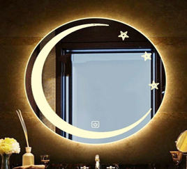 gương led hình tròn